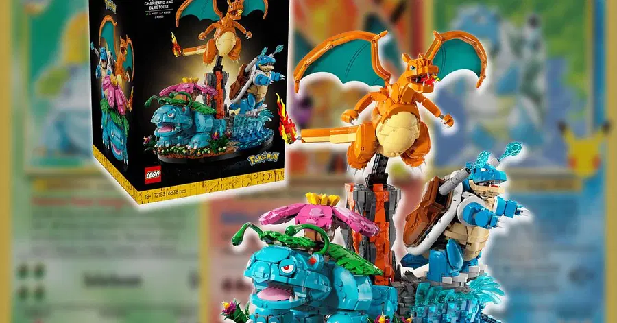 LEGO Pokemon Venusaur, Charizard and Blastoise 72153
