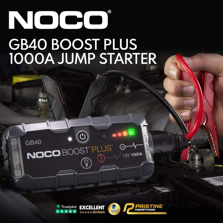 NOCO GB40 1000A 12V Boost Plus Jump Starter – Black & Grey