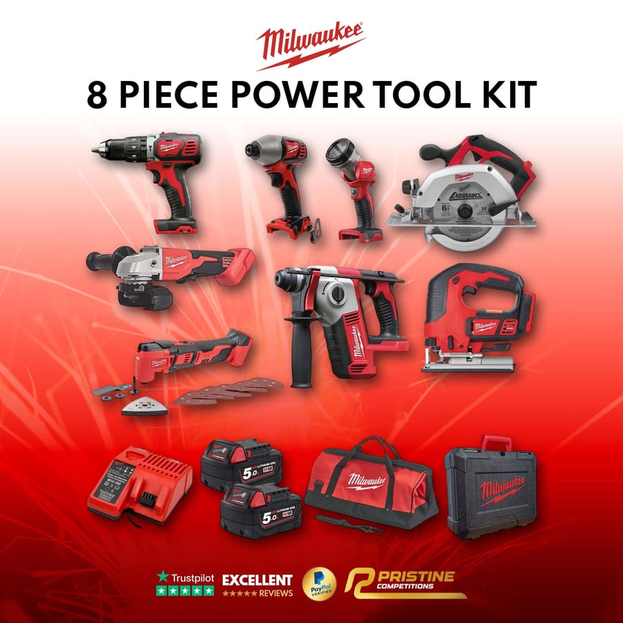 Milwaukee 8 Piece Power Tool Kit #16