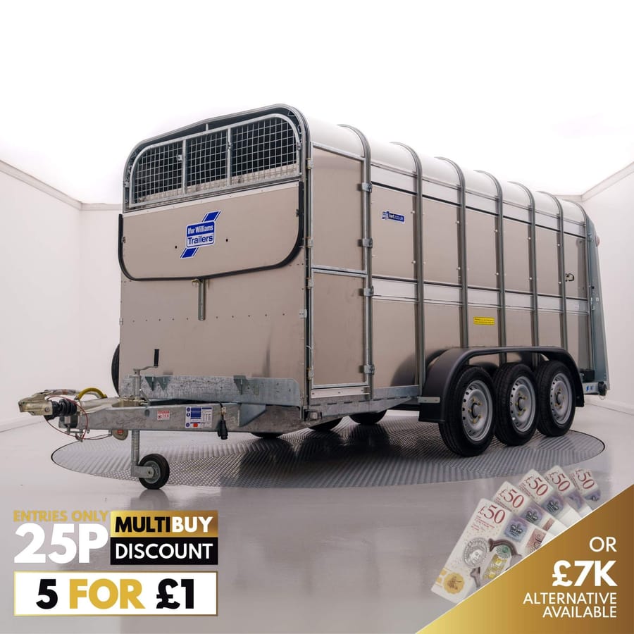Brand New 14FT Ifor Williams Tri-Axle Livestock Trailer #2