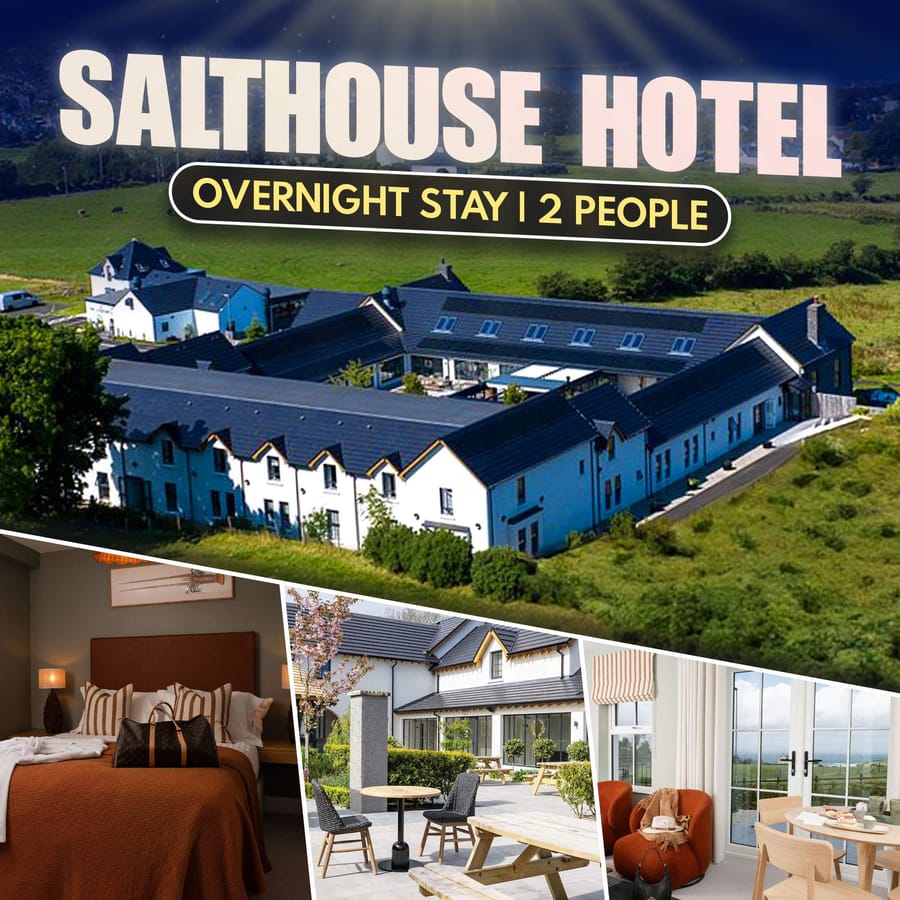 Overnight Stay for 2x People at The NEW Luxurious Salthouse Hotel