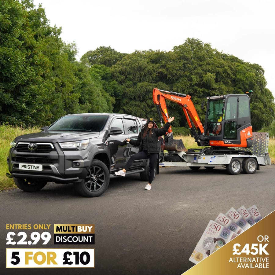 2023 Toyota Hilux Invincible X & 2022 Kubota U274 Package