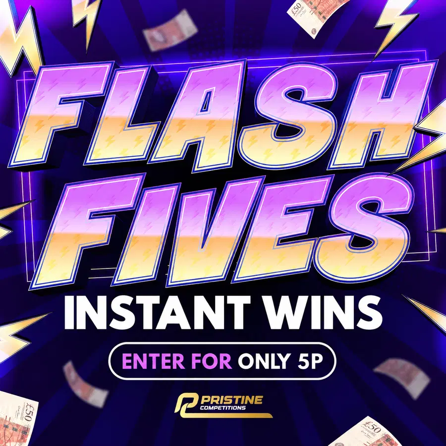 Flash Fives Instant Wins – 800 Prizes