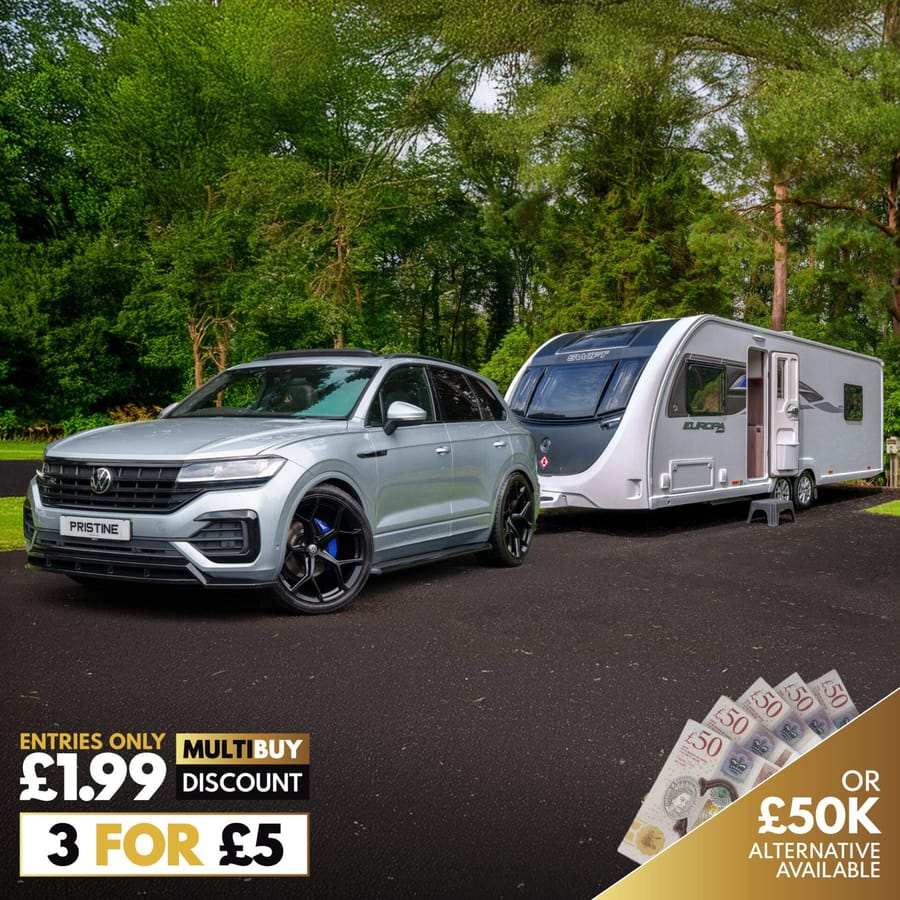 2023 VW Touareg & Brand New Swift Europa 850 Grande 4 Berth Caravan