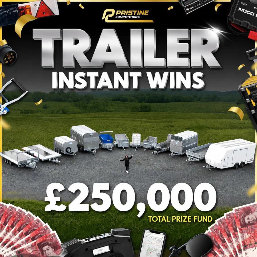 HUGE Trailers Instant Wins – 10,000 Prizes – £250,000 Prize Fund