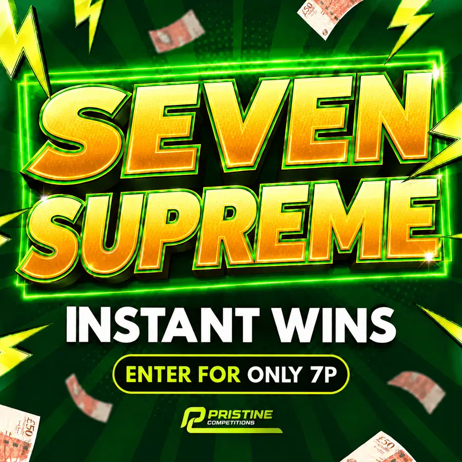 Sevens Supreme Instant Wins – 4,000 Prizes – Win Up To £2,000 Instantly