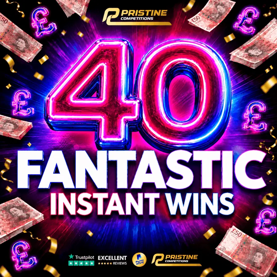 Fantastic Forties Instant Wins – 1,000 Cash & Credit Prizes