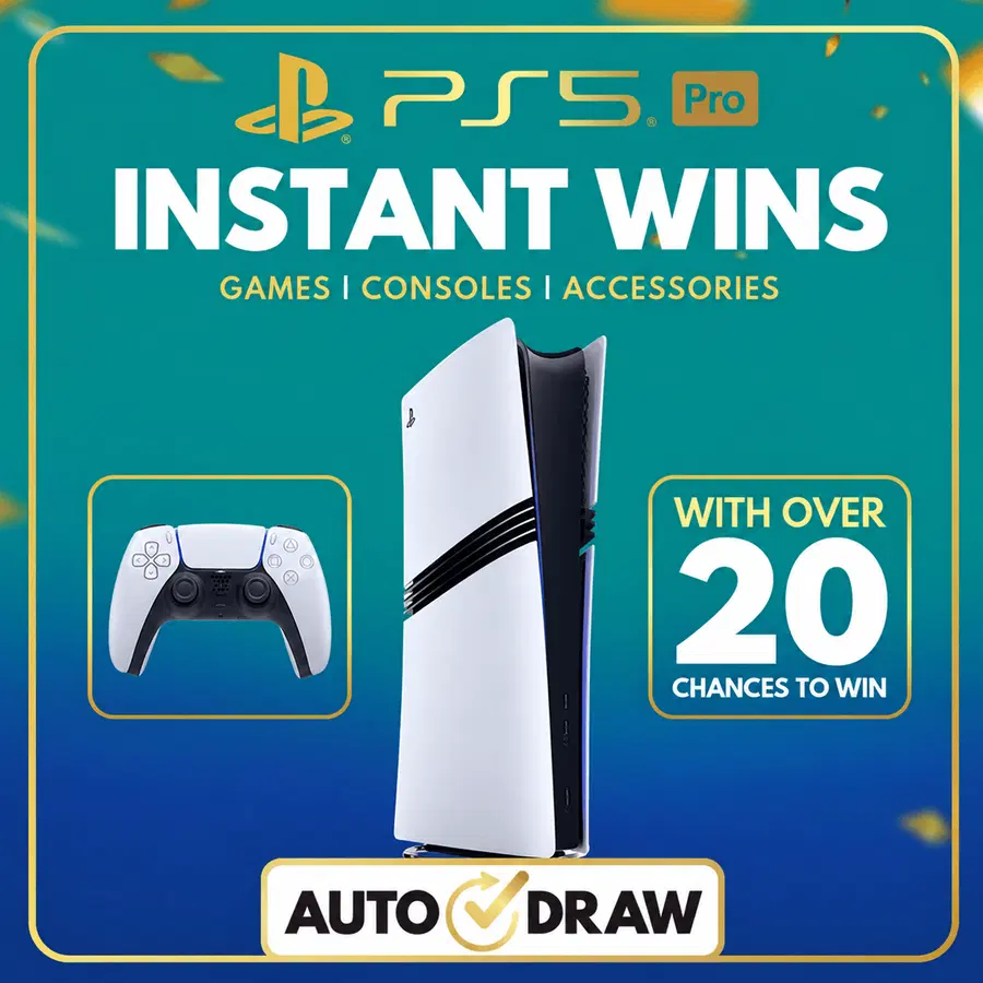 Sony PS5 Pro 2TB with 20 Instant Wins