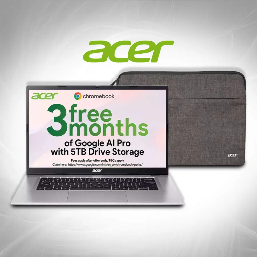 Acer CB315-8H 15in MediaTek 4GB 128GB Chromebook Bundle