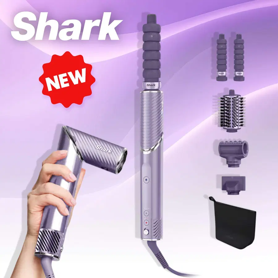 NEW Shark FlexStyle Next Gen IonCurl Air Styler & Hair Dryer, 4-in-1