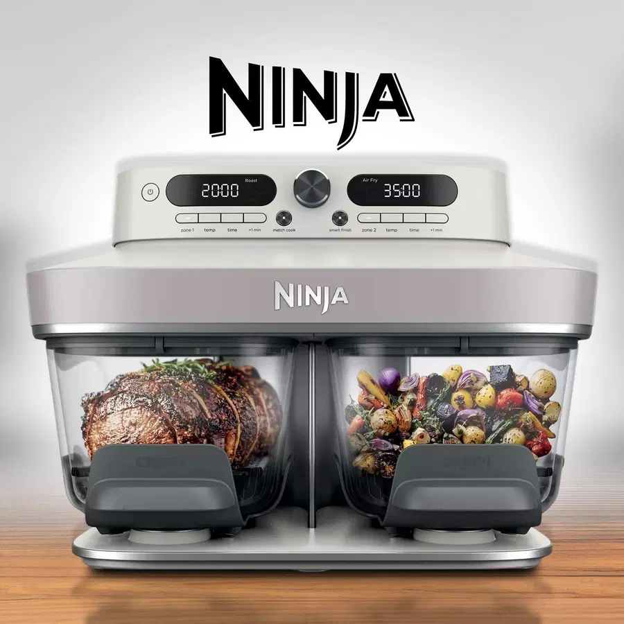 Ninja CRISPi DualZone 7.6L Air Fryer – Bone