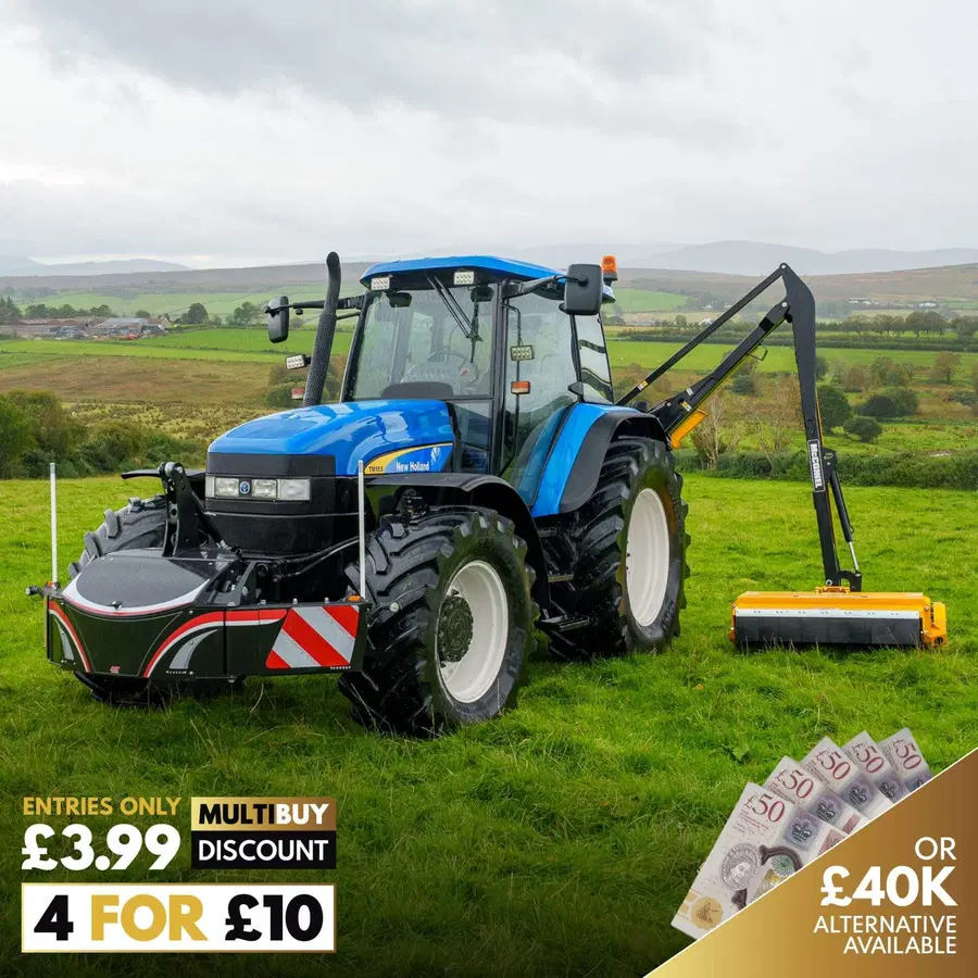 New Holland TM155 & Brand New McConnel PA5755-60 Hedgecutter