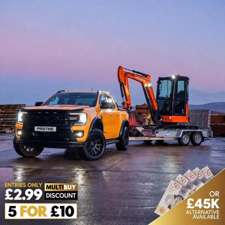 2023 Ford Ranger Wildtrak 3.0 V6 & Hitachi ZX26U Bundle