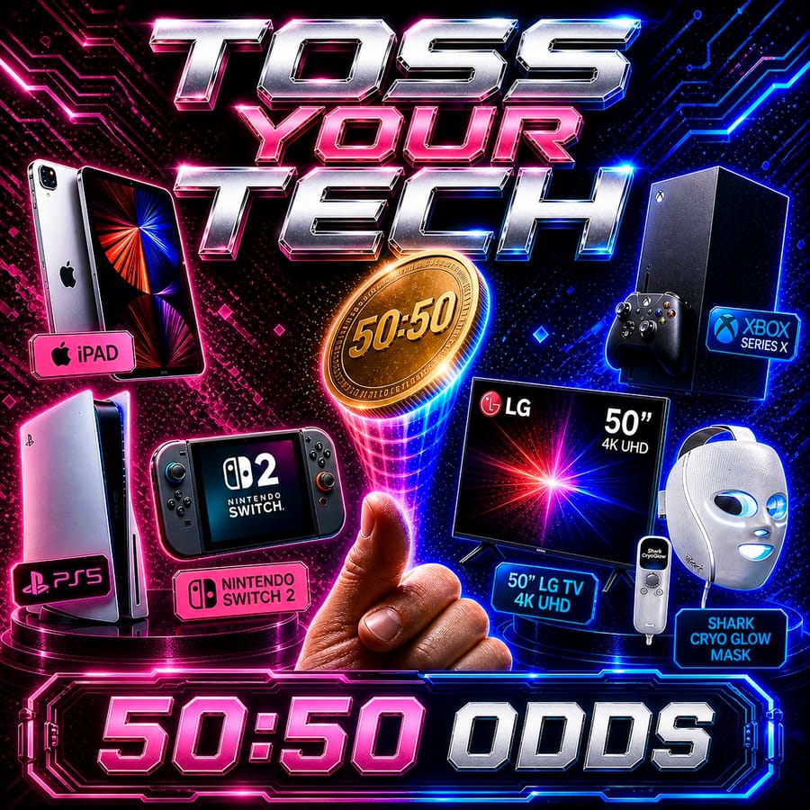 Half the Tickets Win! INSTANT TECH