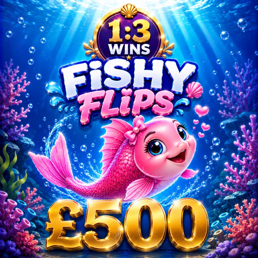 1 in 3 Tickets Win | 10x £500 to find! £50 end prize