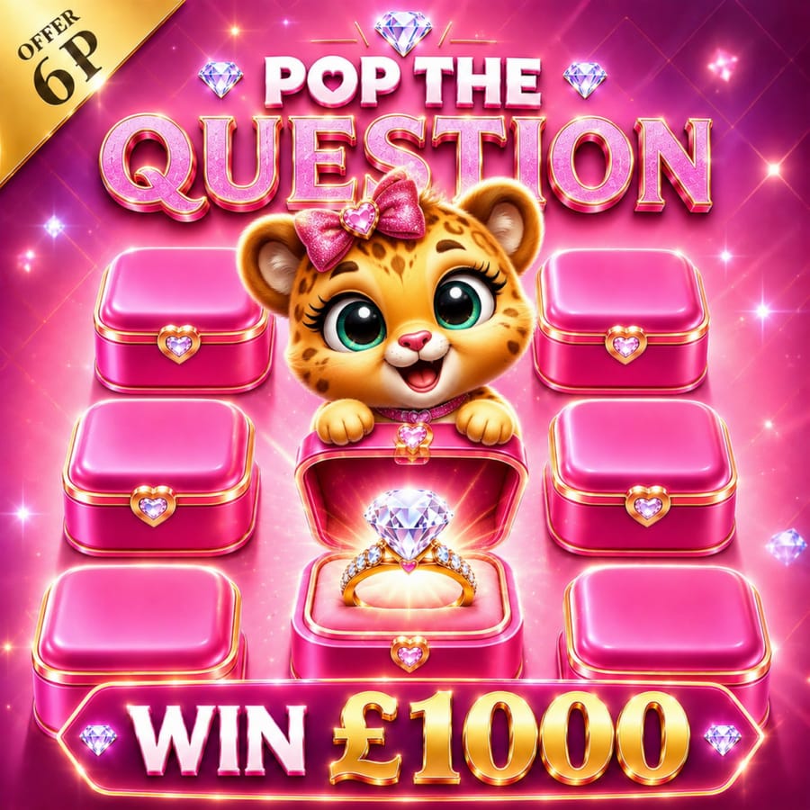 6p! Win up to £1000 Instantly