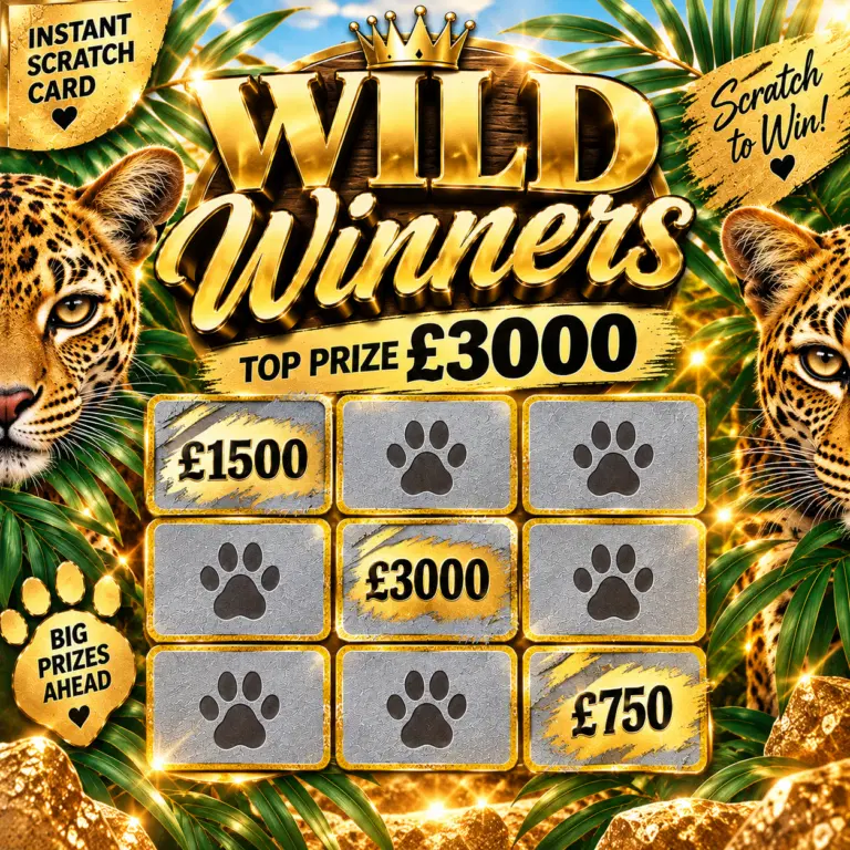 Wild Winners Scratches! Win £3000