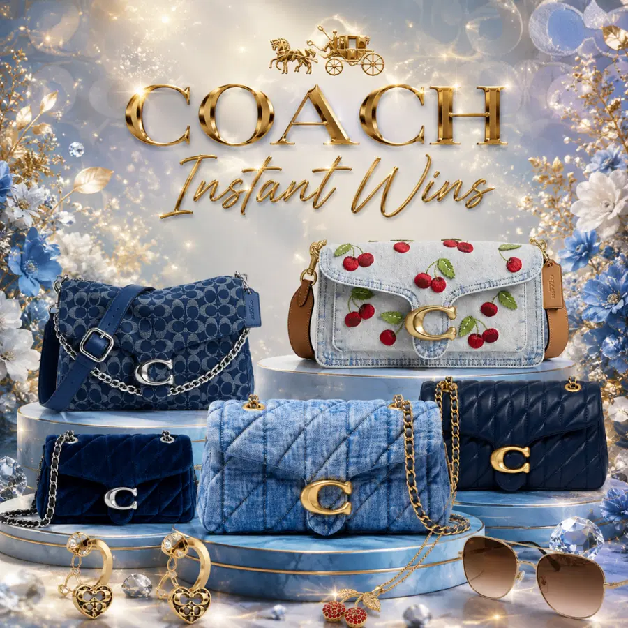 Coach Tabby Instant Wins!