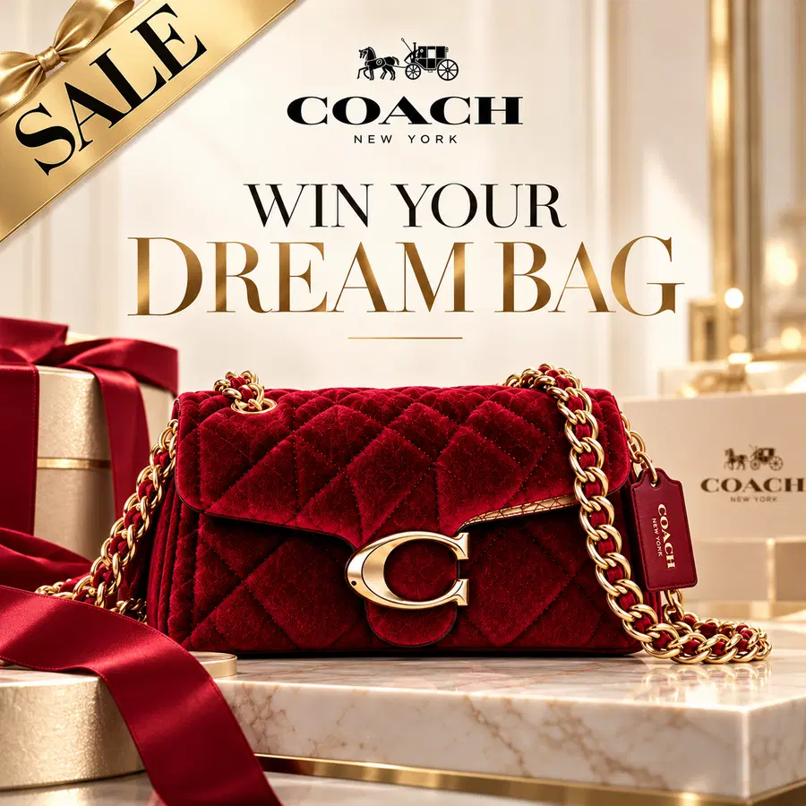 FLASH SALE! Coach ‘Cherry Couture’ Instant Wins!