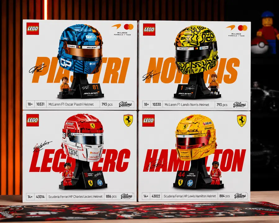 LEGO: CHOICE OF F1 HELMET!