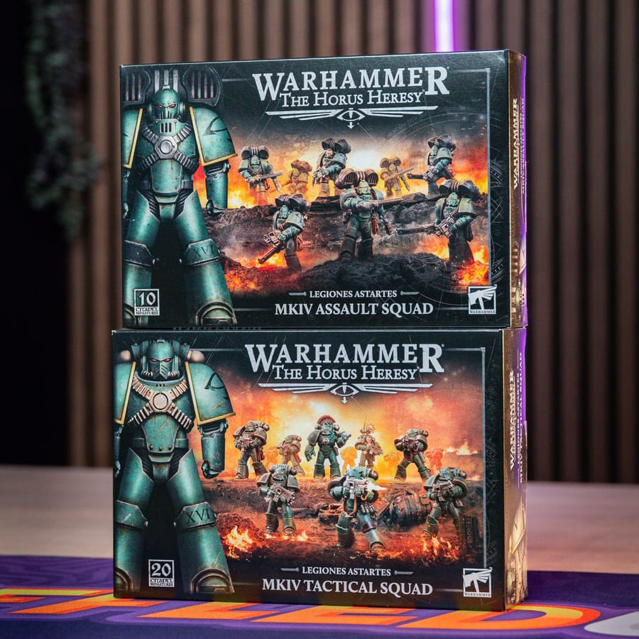 Warhammer The Horus Heresy | Legiones Astartes MKIV Tactical & Assault Squad!