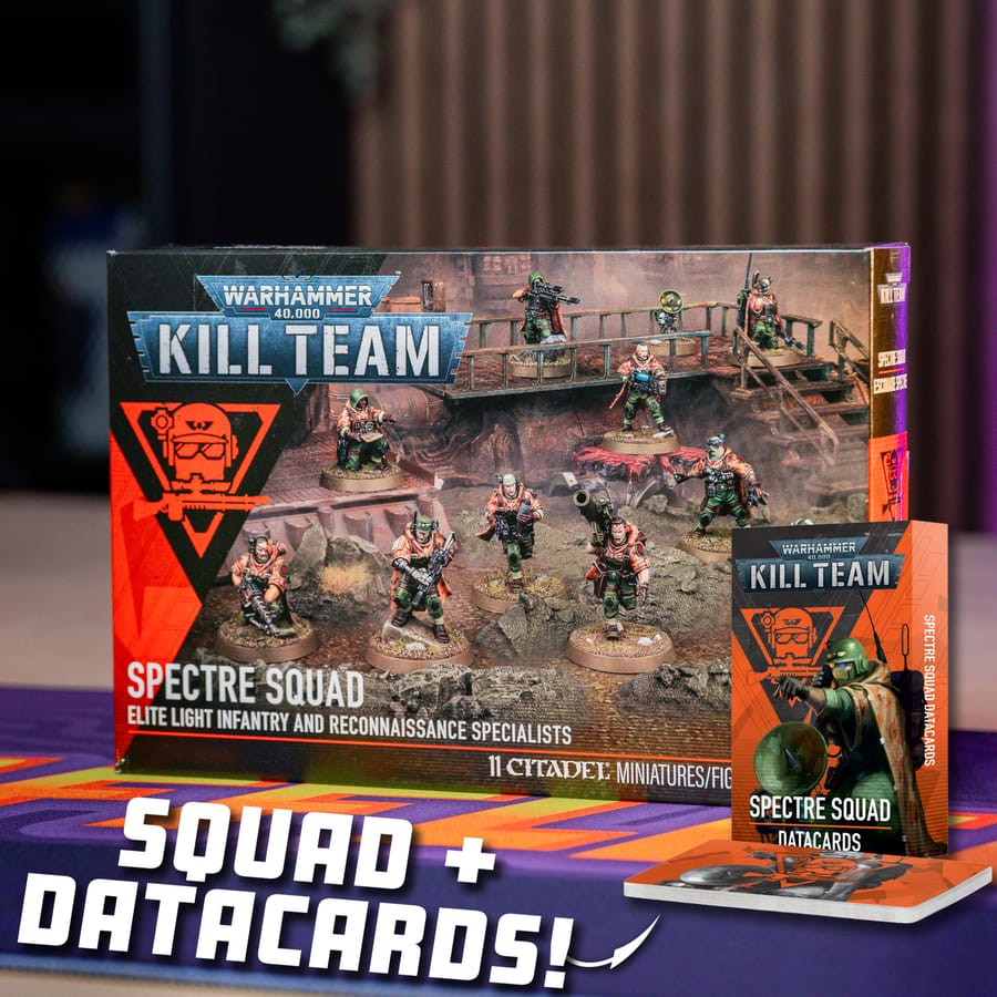 WH40K | Kill Team Spectre Squad + Data Cards!
