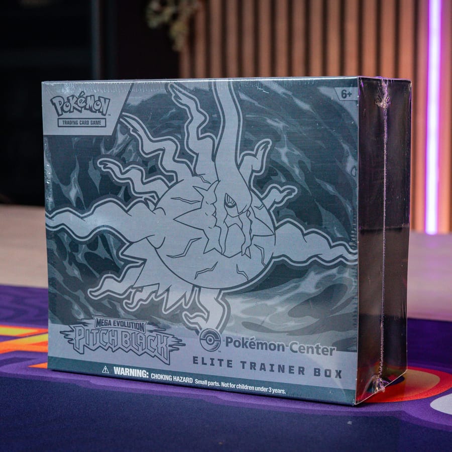 POKÉMON PITCH BLACK POKEMON CENTER ETB!