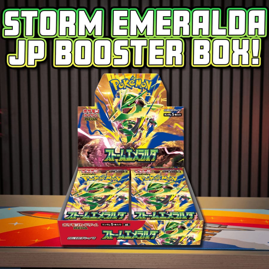 Pokemon Storm Emeralda m6 Japanese Booster Box!