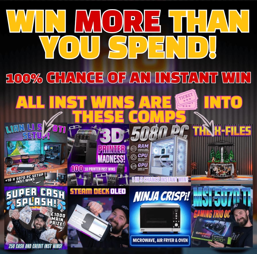 WIN MORE THAN YOU SPEND – GUARANTEED INSTANT WIN!