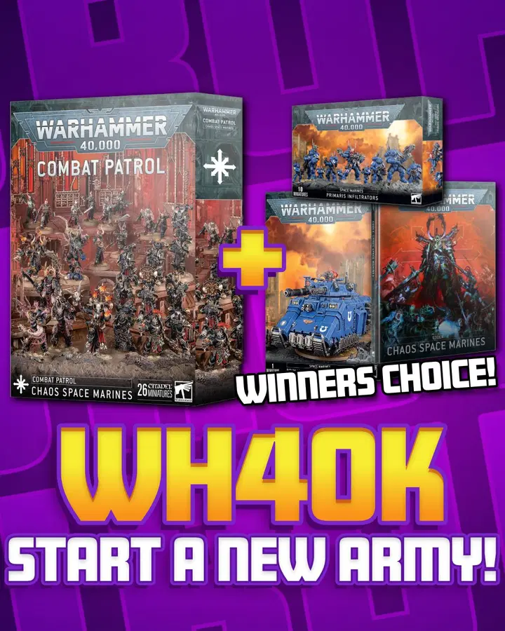 WH40K | Start A New Army – Winners Choice!