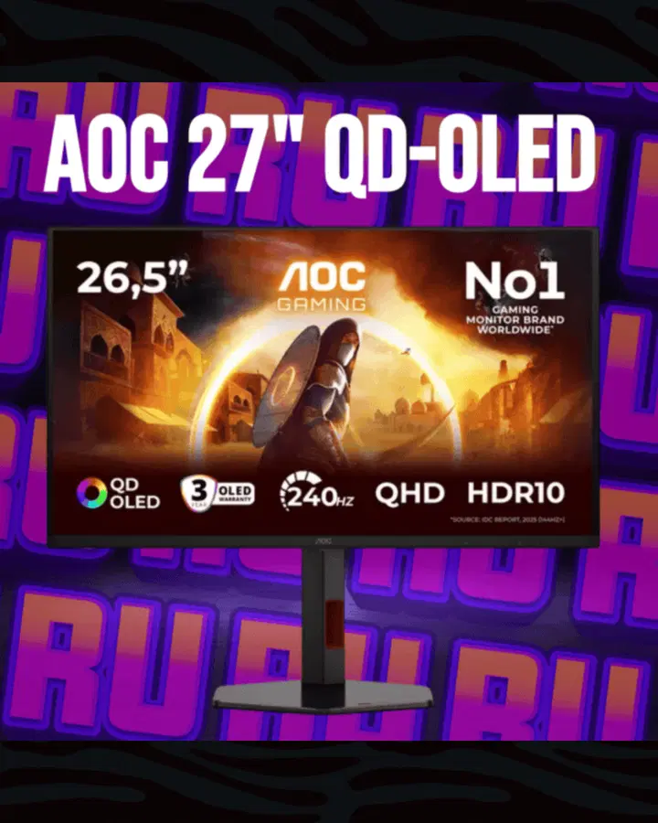 AOC 27″ QD-OLED GAMING MONITOR