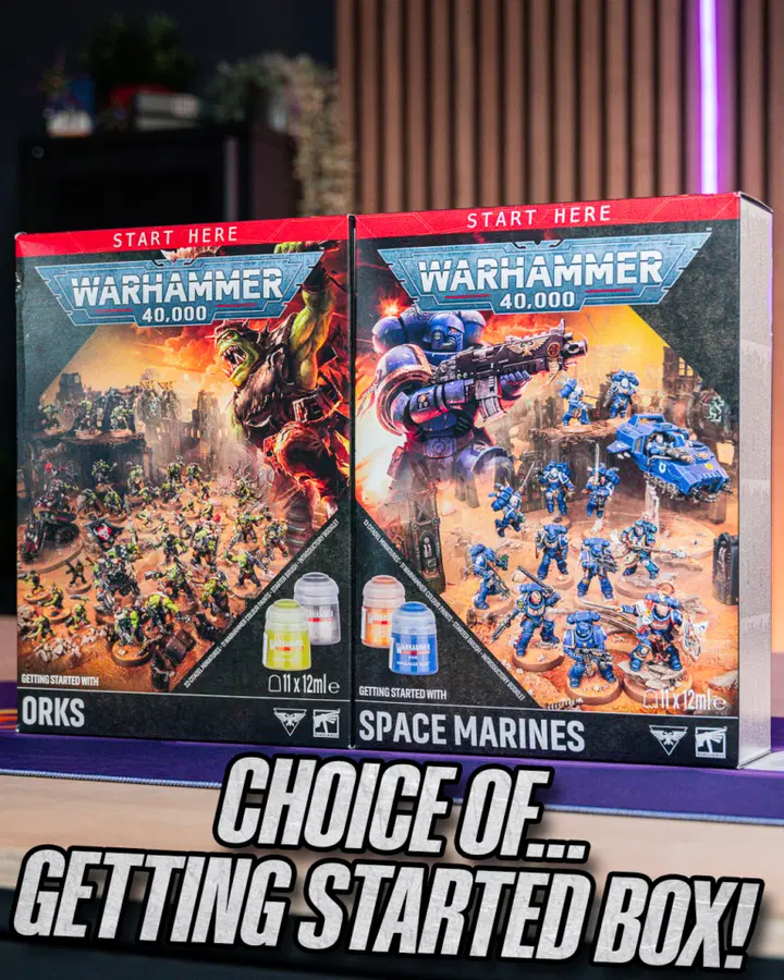WH40K | Getting Started – Choice of Orks or Space Marines!