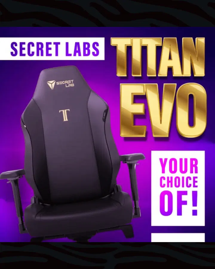 SECRETLAB TITAN EVO CHAIR!