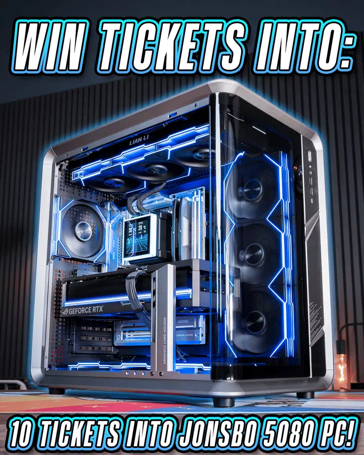 10 TICKETS INTO: LOW ODDS JONSBO 5080 PC!