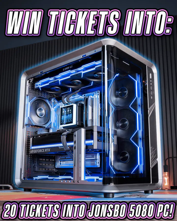 20 TICKETS INTO: LOW ODDS JONSBO 5080 PC!