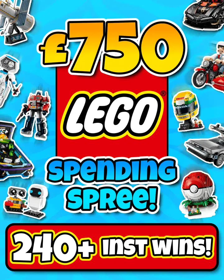 £750 LEGO Shopping Spree | £9K+ Inst Wins