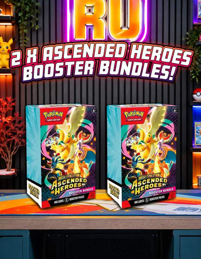 POKÉMON 2 X ASCENDED HEROES BOOSTER BUNDLES!