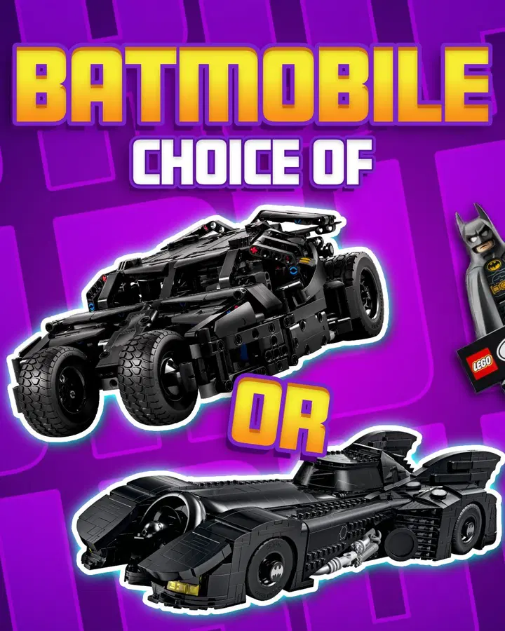 Choice of LEGO Batmobile!