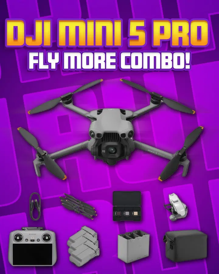 DJI Mini 5 Pro Fly More Combo!