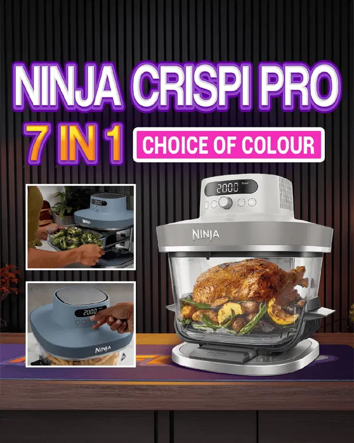 NINJA CRISPI PRO 7-IN-1 GLASS AIR FRYER!