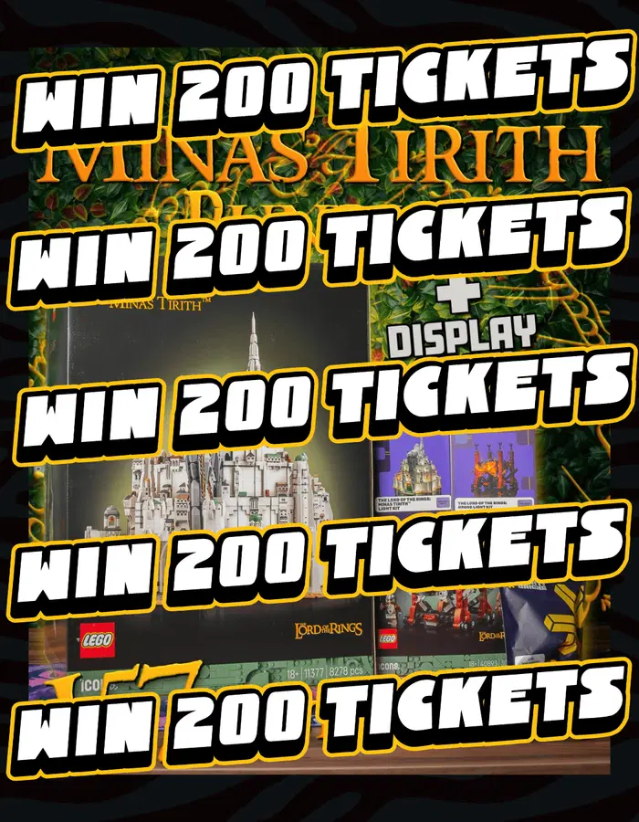 WIN 200 TICKETS | INTO LEGO MINAS TIRITH BUNDLE!