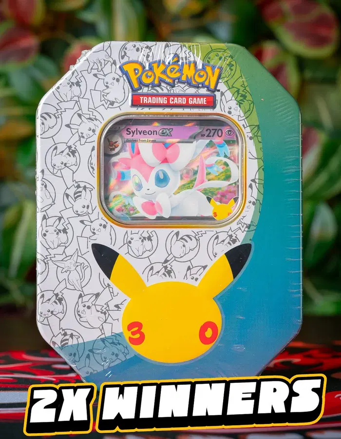 POKÉMON: 30TH ANNIVERSARY CELEBRATION RANDOM TINS | 2 WINNERS!