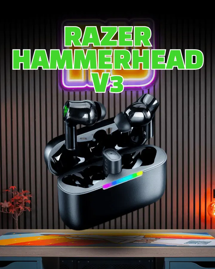 RAZER HAMMERHEAD V3 EARBUDS!