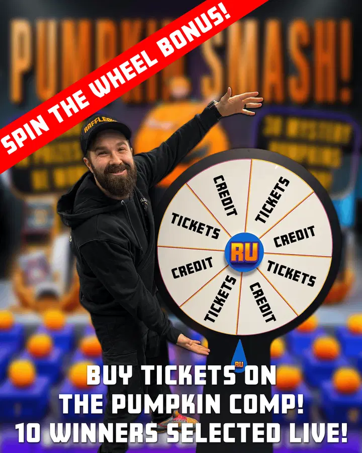 SPIN THE WHEEL – PUMPKIN COMP BONUS!
