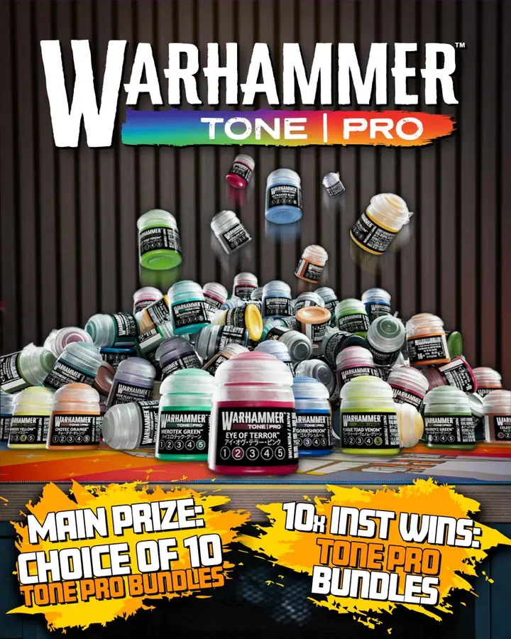 WARHAMMER TONE PRO BUNDLE – PLUS INSTANT WINS!