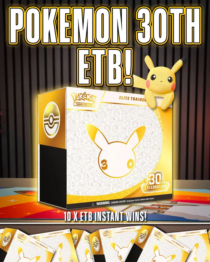 10X POKÉMON 30TH CELEBRATION ETB!