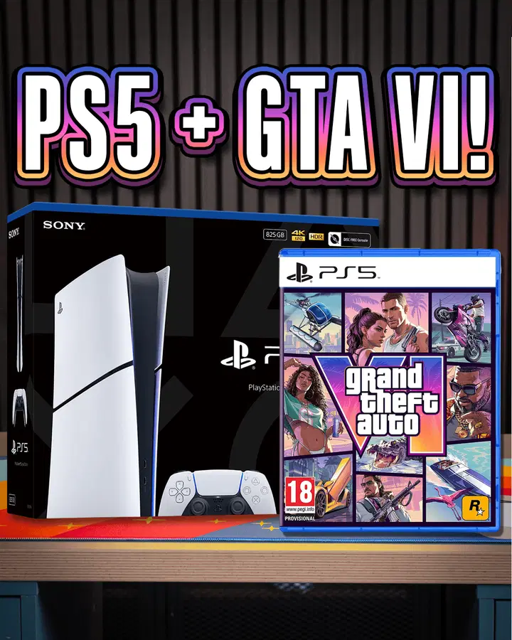 PS5 DIGITAL + GTA VI REGULAR EDITION!