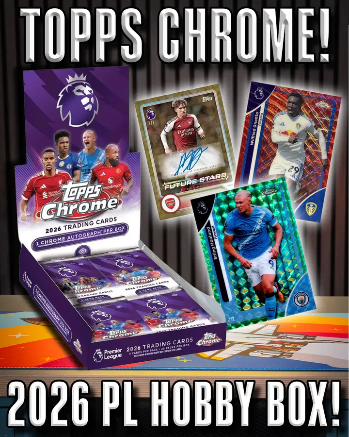 Topps | Chrome Premier League 2026 Hobby Box