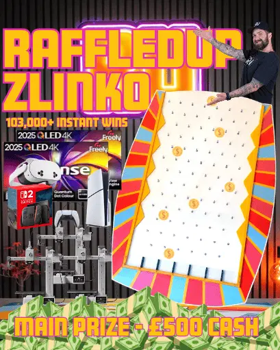 RU ZLINKO – £500 MAIN PRIZE!