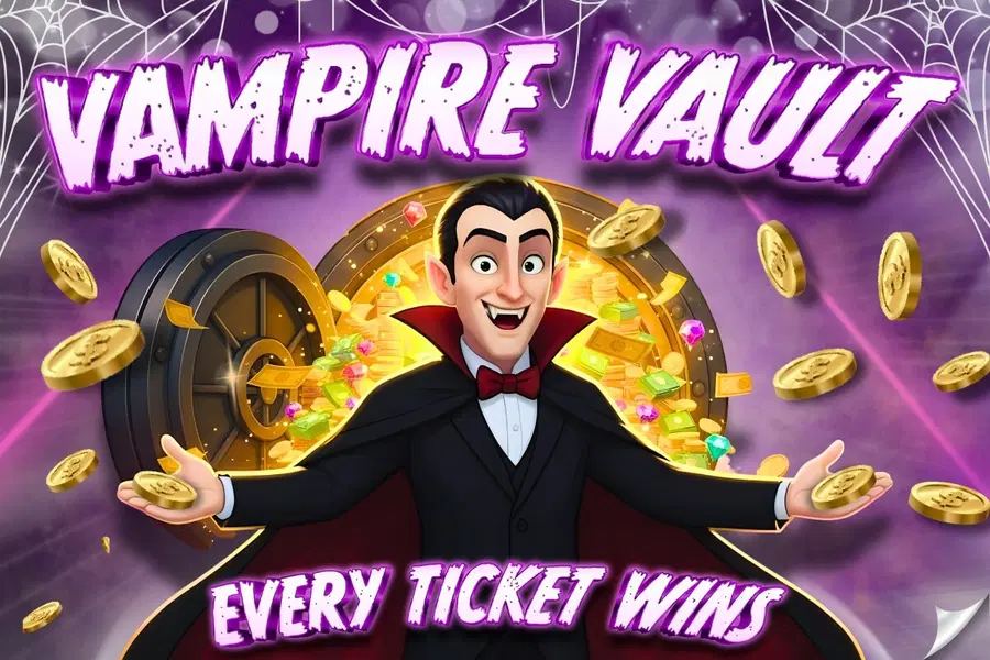 Vampire Vault Every Ticket Wins Instant Win!